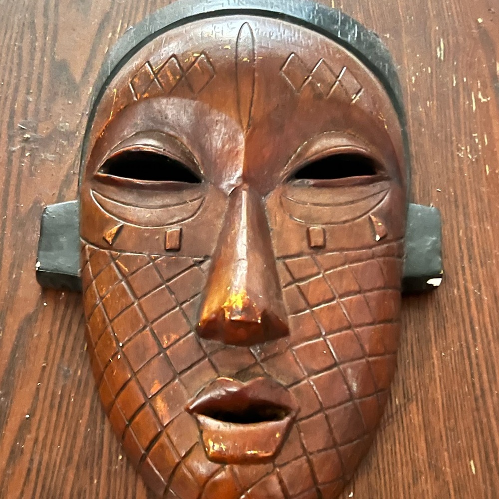 Vintage Resin Handcrafted Tribal Mask